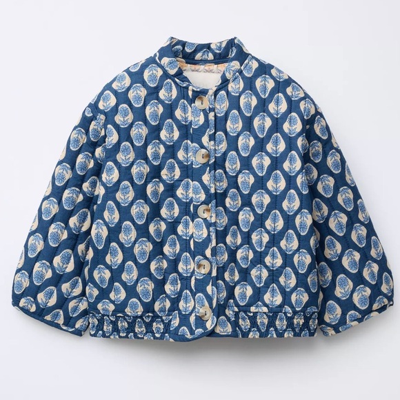 Zara Other - Zara Girl Quilted Cotton Jacket